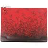 Used AUTHENTIC Christian Louboutin 2Way Sky Pouch Shoulder Bag Red/Black Leather