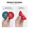 CRR1 Car Coaster Cup Slot Pad Suede Anti-Slip Interior Water Cup Mat For Mercedes Benz AMG A C E S G Class W201 W210 W108 W204 W205