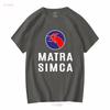 Matra Simca 1973 Logo Americano Divertente Maglietta in Cotone Taglia S 5xl Vintage Lavata Elegante Top Per l'Uso Quotidiano Grafica Streetwear