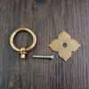 Antique Drawer Pulls Kitchen Door Handles and Knobs Brass Leaf Shape Cabinet with Screw Hardware Ancient Furniture