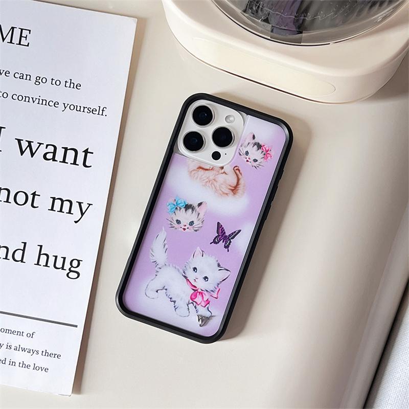 Wildflower Anime 3D Bear-y Ballet Phone Case for iPhone 12 13 14 15 16 Pro Max Plus wf Kitten Duck Cute Cartoon Panda Bear Cover