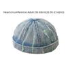 Frayed Edges Denim Docker Cap Cotton Polyester Blend Distressed Denim Hat  Men Women