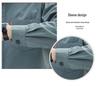 Camicia Casual da Uomo in Cotone Antigrinze a Maniche Lunghe Vestibilità Larga - Giacca Trendy per Lavoro Primavera & Autunno