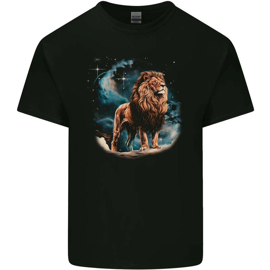Majestätisches Fantasy-Löwen-Kinder-T-Shirt Kinder
