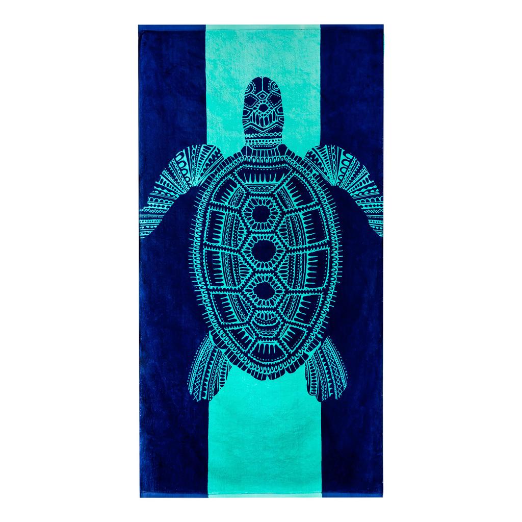 Strandtücher Tropische Tiere Blau Einzigartiges Design Mehrere Größen Baumwolle Badetücher Geeignet Für Kinder Und Erwachsene