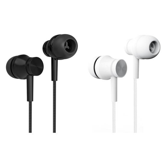 Wired Earbud Fevers Sound Effect Powerful Bass Ergonomic 3.5mm Stereo Sports In-ear Earbud for Running