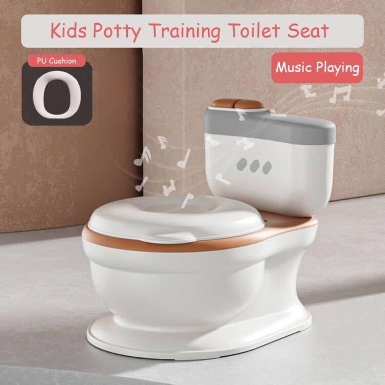 

Детское сиденье для приучения к горшку, сиденье для унитаза, реалистичное сиденье для приучения к горшку для малышей, мальчиков и девочек, из мягкого полиуретана