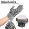 Touchscreen Compatible Touchscreen Gloves Jacquard Knit Hermal Gloves New Winter Gloves  For Men
