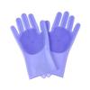 Kitchen silicone dishwashing gloves, household cleaning, waterproof dishwashing brush