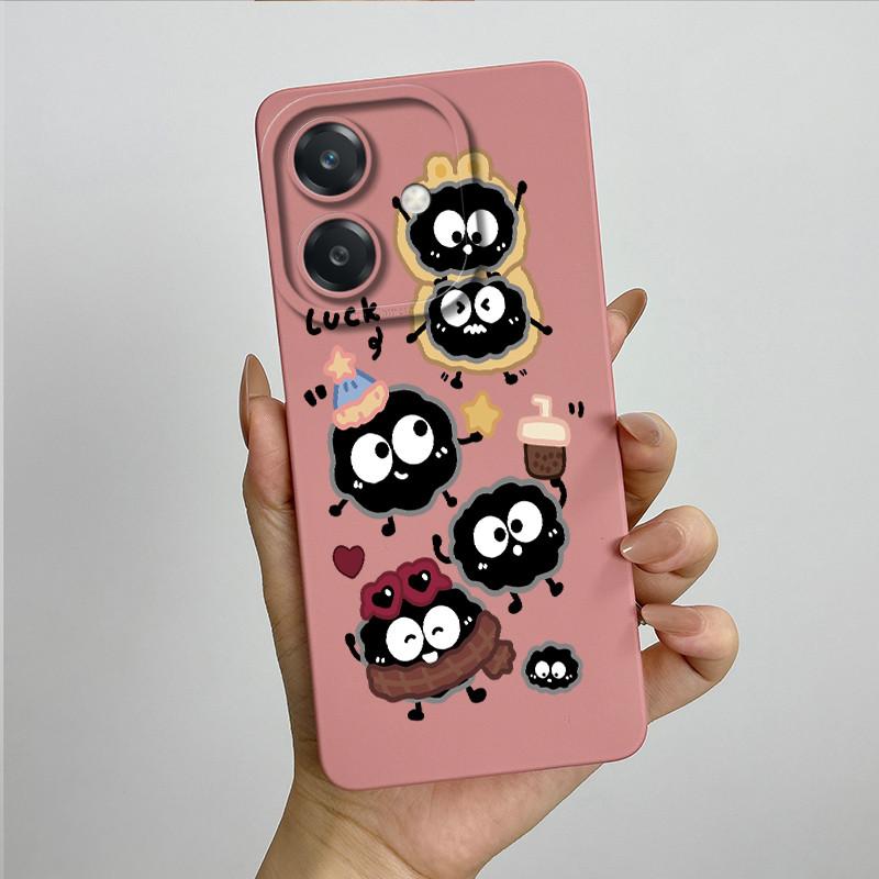 For OPPO A3 4G Phone Case A40 A40m CPH2669 CPH3669 Soft Silicone Sweet Painted Funda Coque Cartoon Printed Protective Back Cover