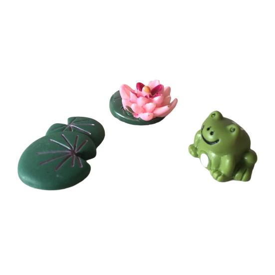 

3 Pcs Mini Resin Animal Figurine Miniature Tiny Cartoon Pig Puppy Cat Cow Figures for Fairy Garden Micro Landscape DIY Potted Plants Cake Topper G
