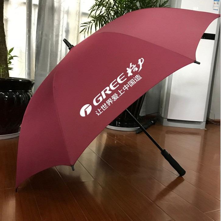 Premium Storm-Resistant Golf Umbrella with Long, Sturdy Straight Handle and Custom Logo 8-bone Automatic Business Golf Umbrella for Men
