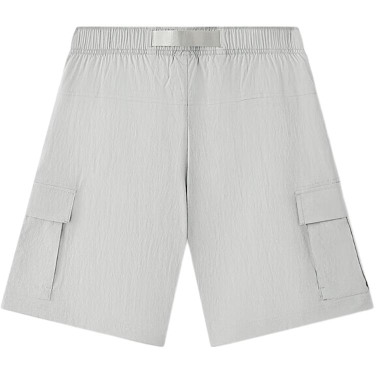 Skechers Fashion Loose Comfortable Breathable Five-Point Casual Shorts Men shorts Smoke-Gray L225M100-00EQ