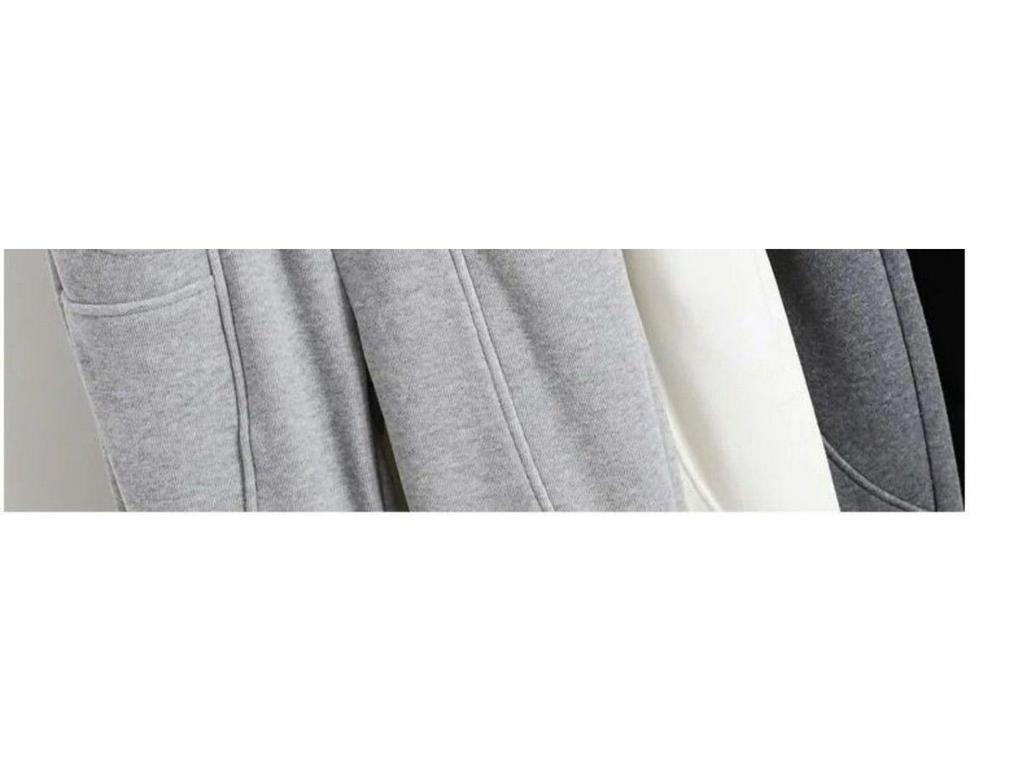 Trendy Women's Fleece Half-Zip Stand Collar Sweatshirt & Loose Harem Pants Set