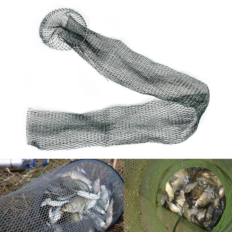 Fishing Net Trap Fishing Mesh Folding Fish Bag Small Fishing Tackle Mesh Bag