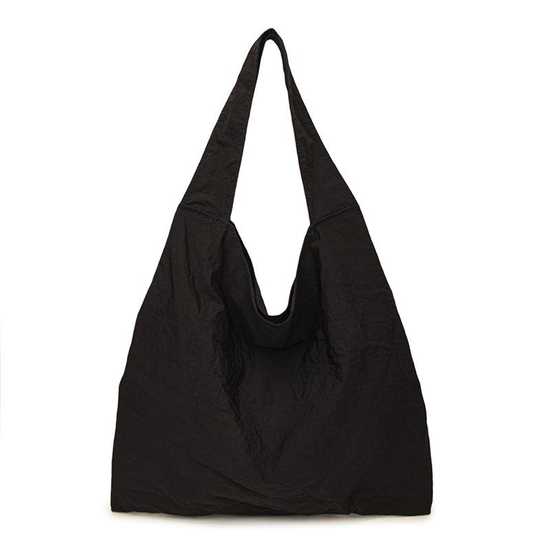 Large Capacity Trendy Shoulder Bag Fashion Casual Solid Color Commuter Underarm Bag Simple Casual Texture Tote Bag