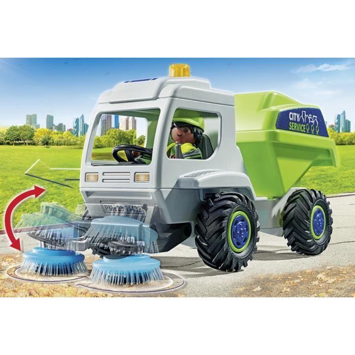 PLAYMOBIL 71432 Balayeuse de voirie - City Action - Dès 4 ans