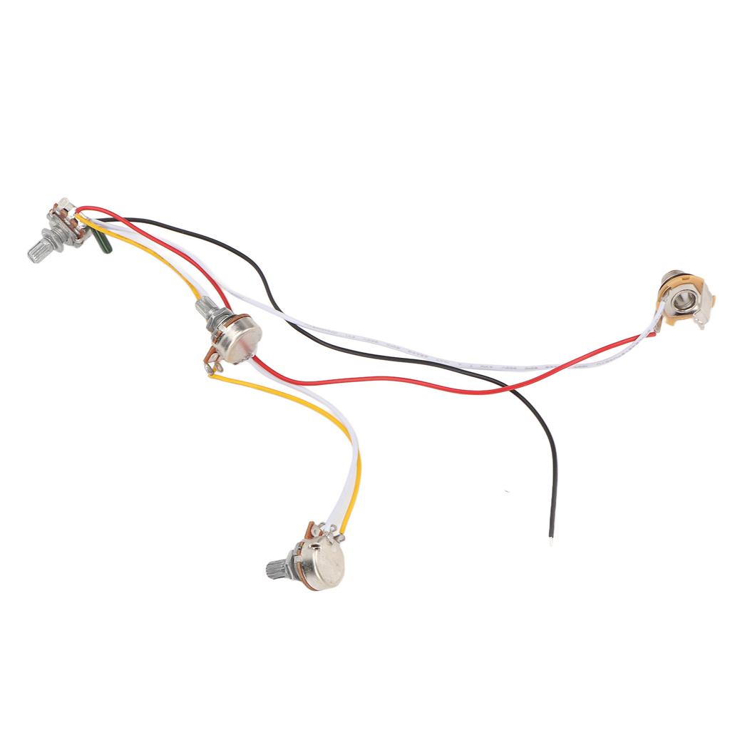 Electric Guitar Wiring Harness Noise Reduction 3 Way B250K A250K Prewired Bass Wiring Harness Kit