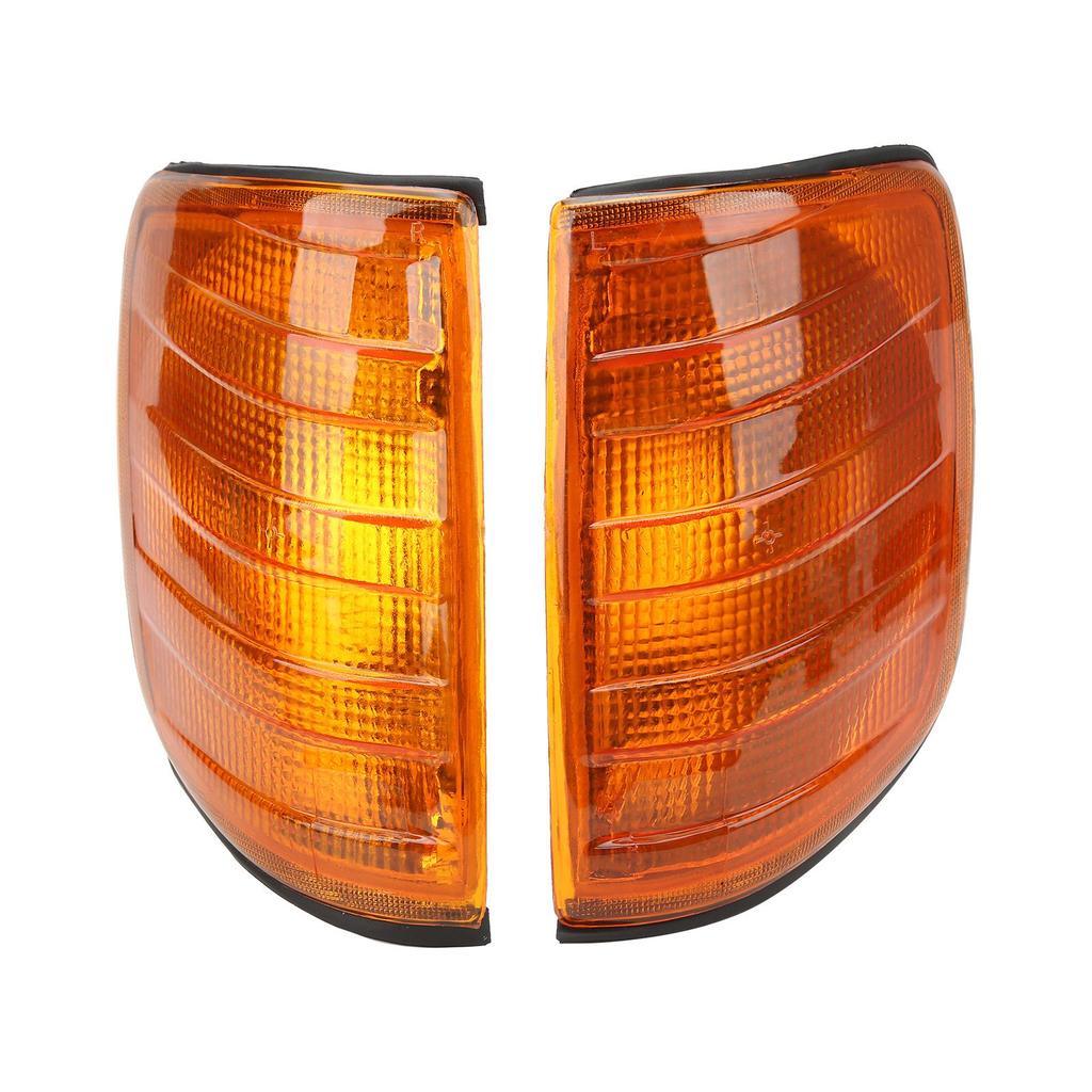 2pcs Amber Corner Parking Light Housing 183290012B Replacement for MercedesBenz Eclass W124 19851995