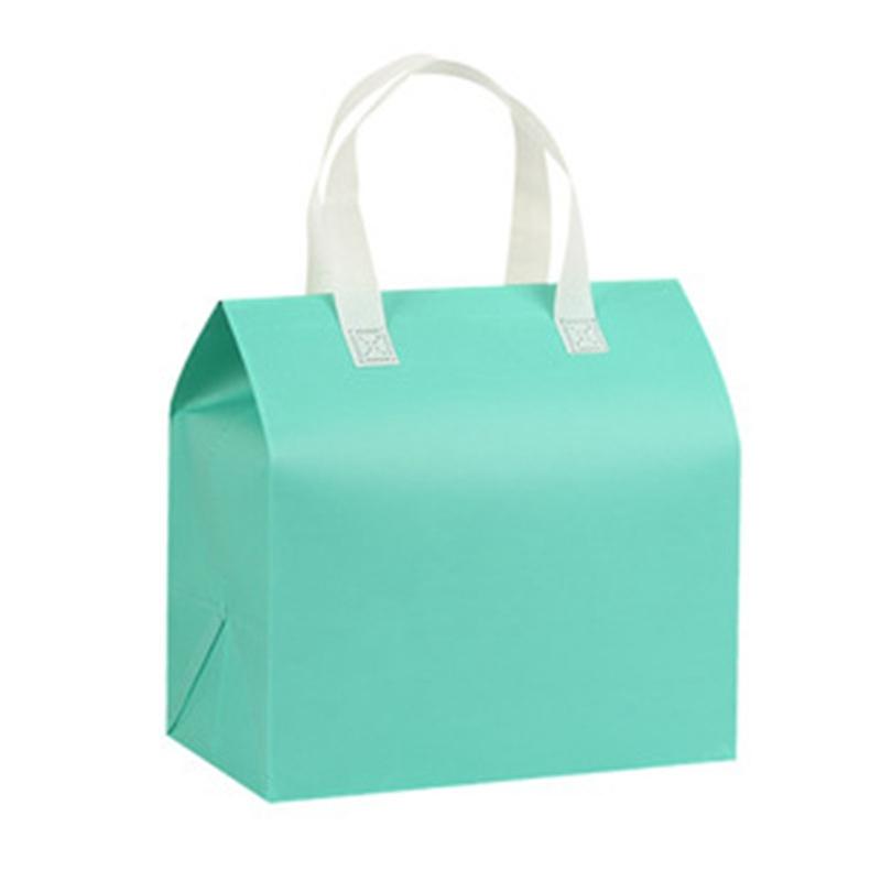 

Сумка из нетканого материала, 5 шт., сумка для магазина одежды, ручная сумка, женская детская сумка для покупок 21*27*11cm зелёный