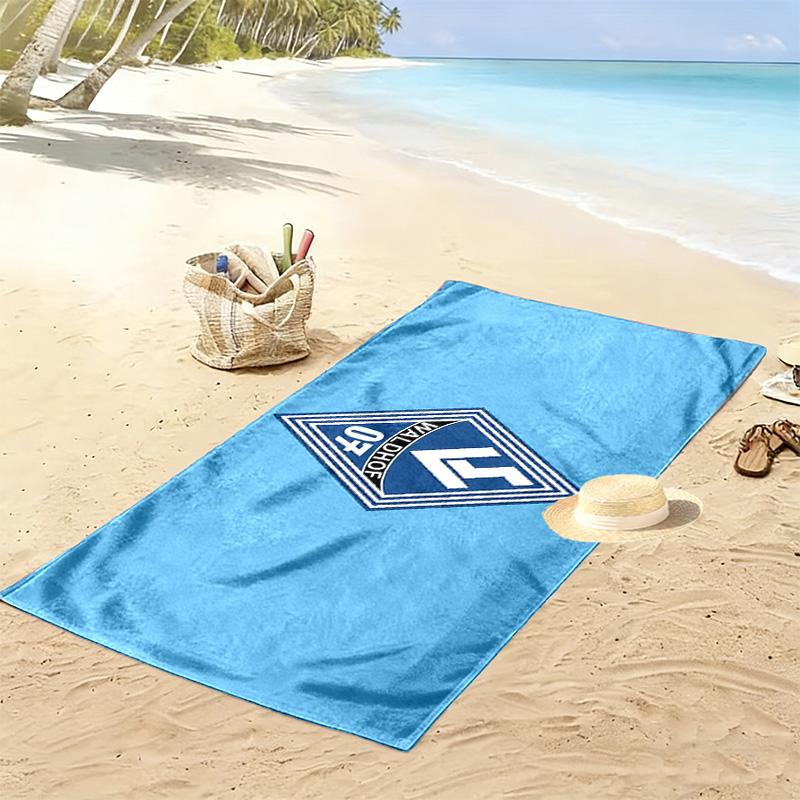 Asciugamano da Spiaggia Stampa SV Waldhof Mannheim 07, Asciugamano Grande Morbido Asciugatura Rapida per Spiaggia Campeggio Nuoto