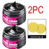 Automotive Interior Polishing Paste - 50g, Car Care Kit for Plastic & Leather, Black Tire Gloss Wax, Refurbishing Cream