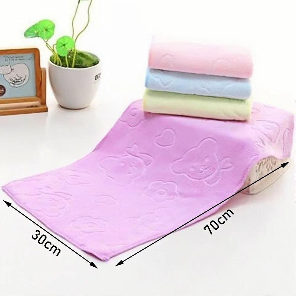 Soft Dry Body Bath Towels Bear Shape Microfiber Shower Cloth Antibacterial 30*70CM Soft Absorbent Towel Bath