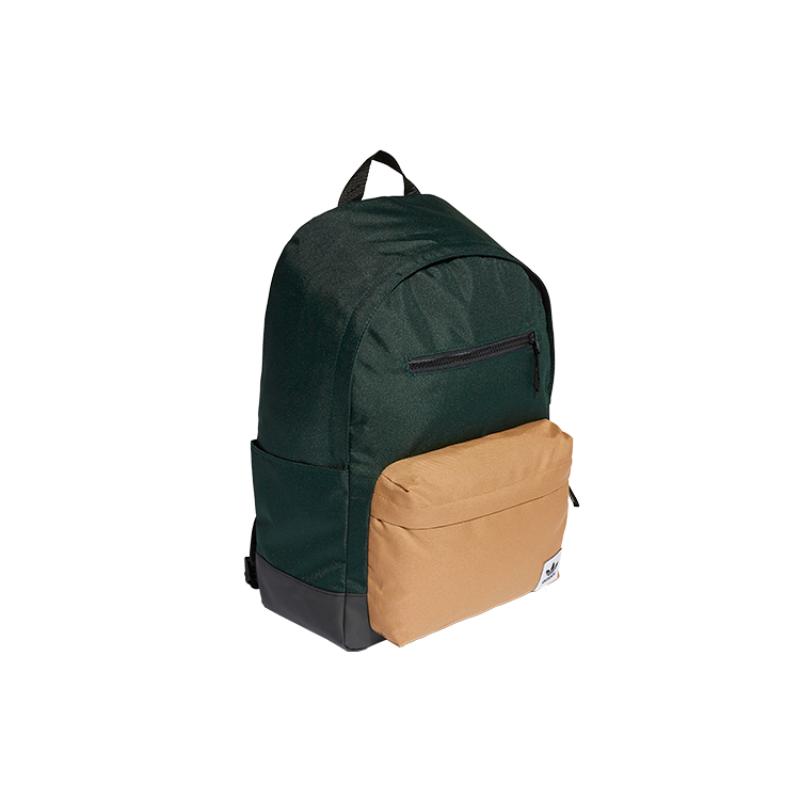 Adidas Originals Polyester Backpack Regular Unisex Green Brown Adidas FM1277