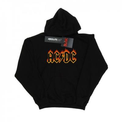 Mens Flames Logo Hoodie