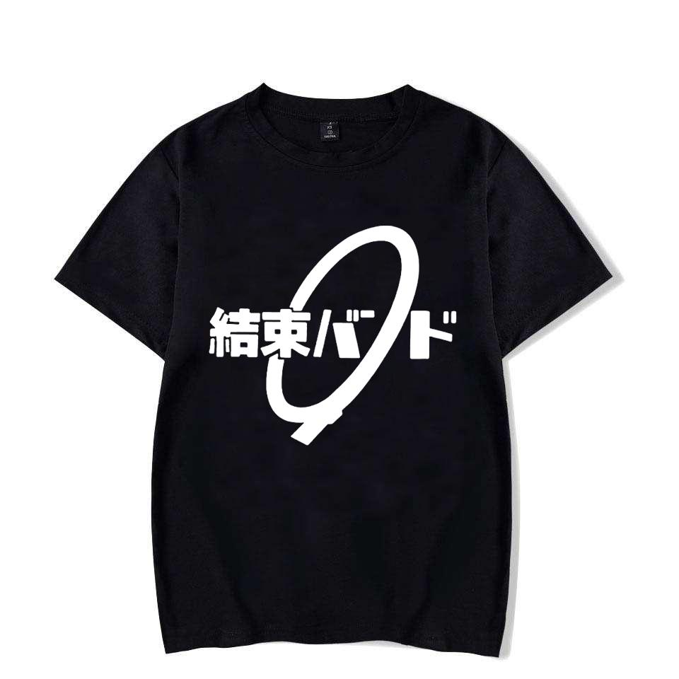 Unisex Anime Cos BOCCHI THE ROCK Hitori Gotoh Ljichi Nijika Cotton Casual Short T-Shirt Tee