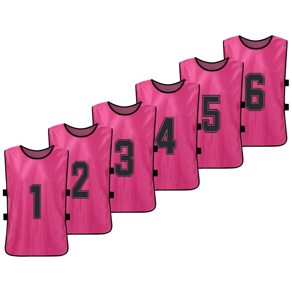 12 PCS Débardeurs de Football pour Enfants 2 Couleurs Séchage Rapide Maillots de Football Sports de Jeunes Entraînement d'Équipe de Basket-ball