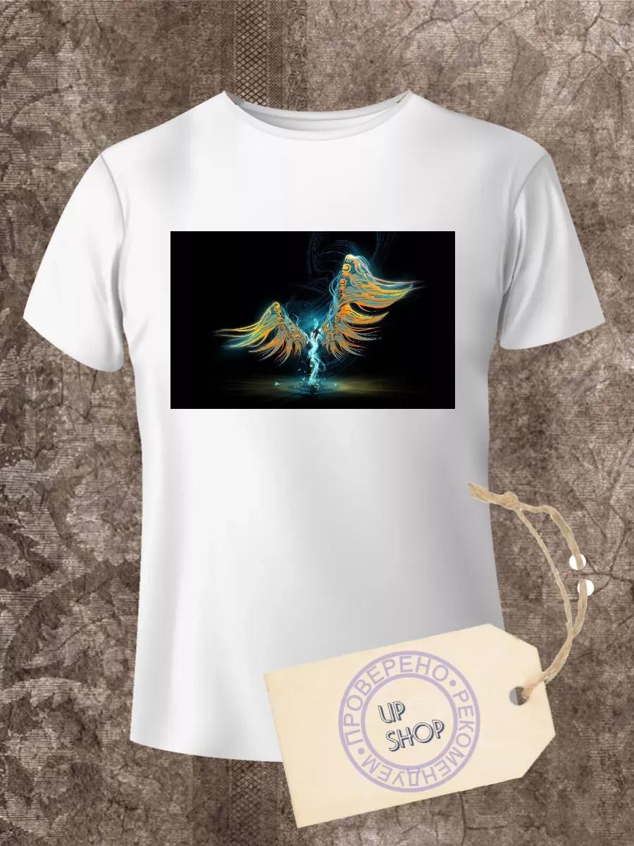 Футболка с принтом  Куриный пистолет  L