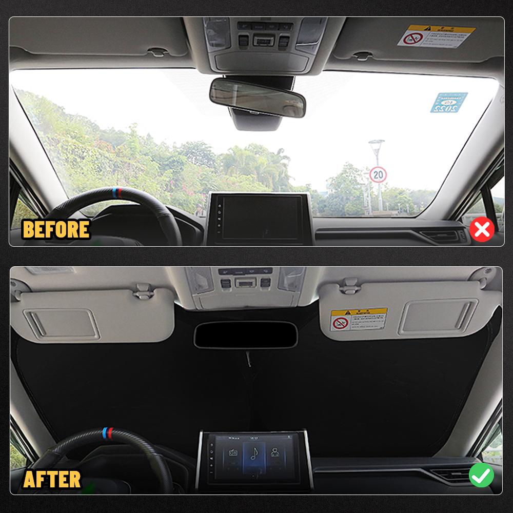 Car Sun Visor Windshield Sunshade Auto Front Window SunShade Car Windshield Visor For Toyota RAV4   2022