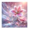 2024 New Diamond Painting Fantasy Pink Lily Full Diamond Mosaic Art Flower Embroidery Cross Stitch Pictures for Home Decoration J3967