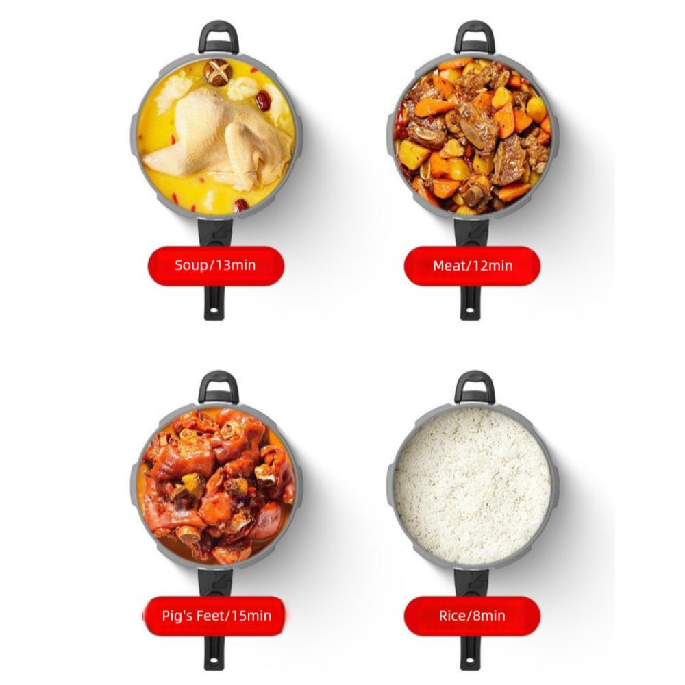 Hard Oxidation Pressure Cooker Explosion Proof Kitchen Cooking Pot Durable Gas Stove Cooker