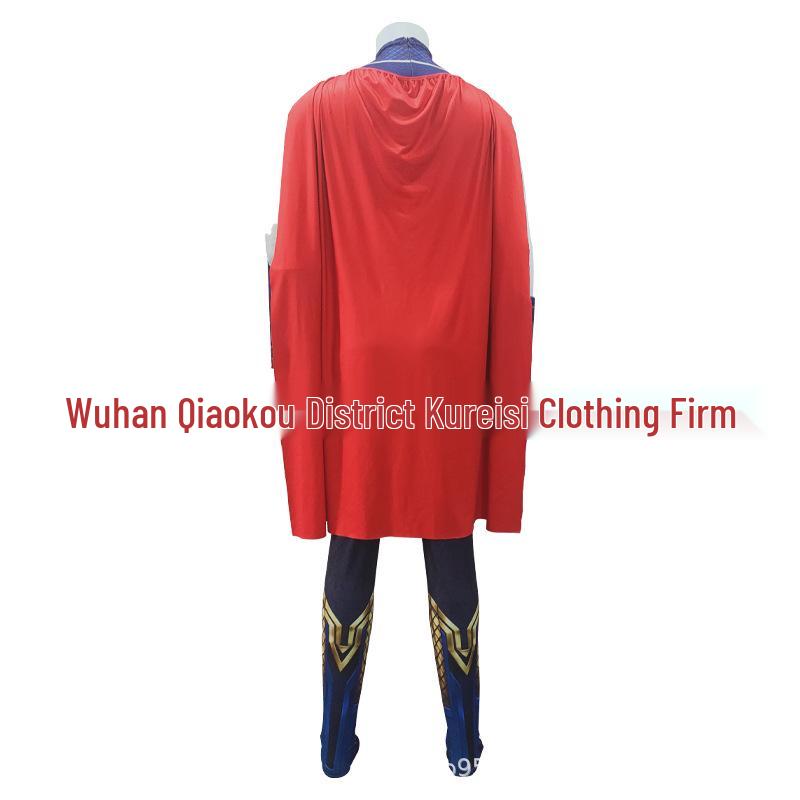 Neuer trendiger Halloween Thor Cosplay Bodysuit mit Handgelenksumhang
