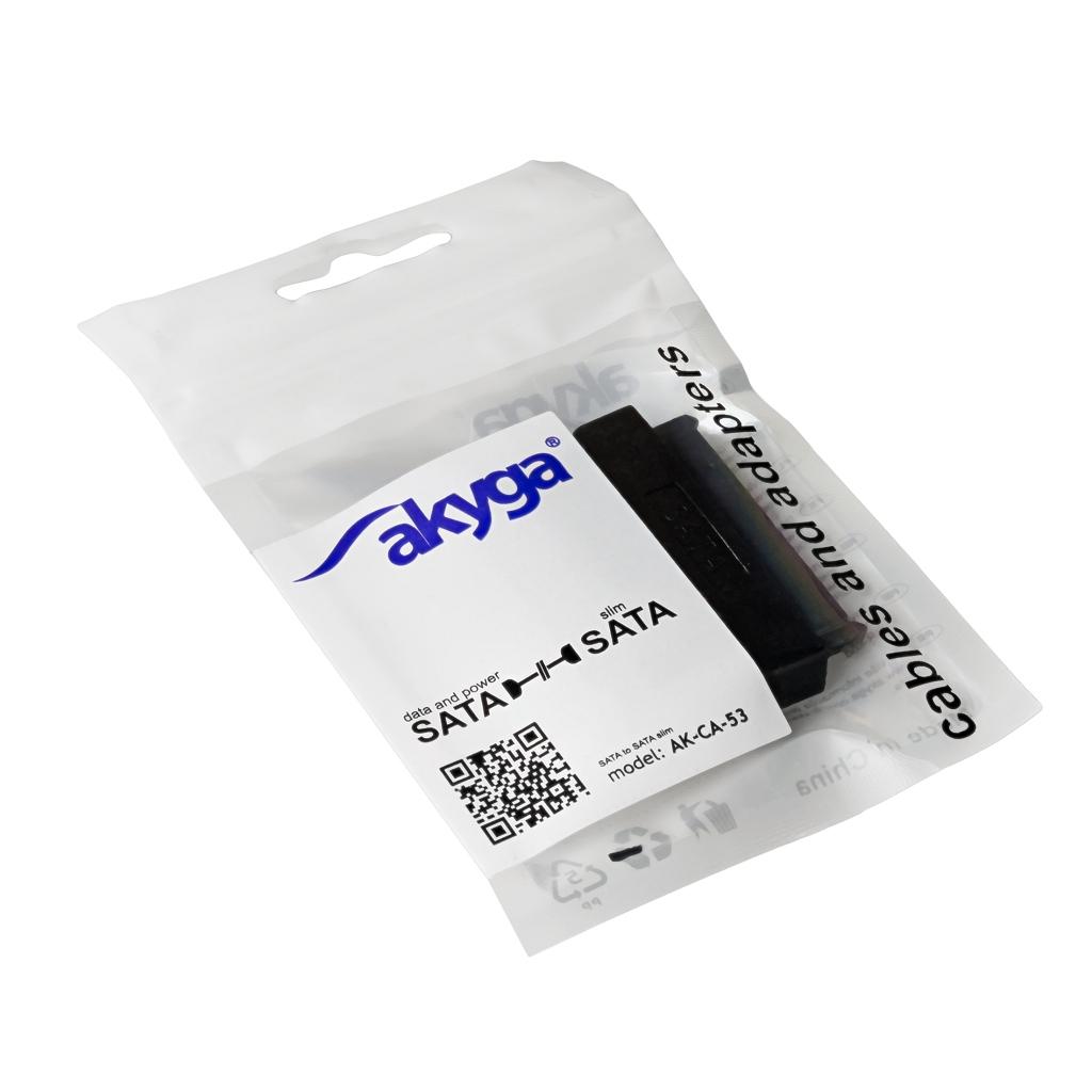 Akyga AK-CA-53 Slim SATA () / SATA (F) Adapter