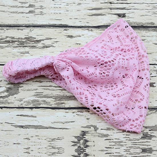 Girl's Fashion Stretchy Wide Lace Headband Turban Headwrap Bandanas Hairband