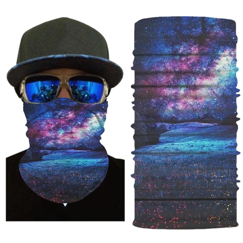 36 stylů multifunkční šátková maska ​​prodyšná poloviční obličejová bezešvá bandana rave maska ​​na obličej
