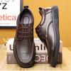 Leather Shoes For Men 2024 Casual Low-top Soft-soled Men's Shoes One-leg Outdoor Casual Lightweight Middle-aged Dad Shoes 38-44