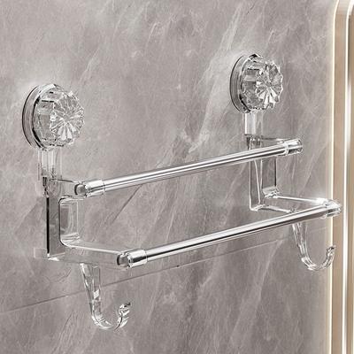 Badezimmer Luxuriöser Handtuchhalter mit Haken Ablagefläche Papierhalter Bademantelhaken Badezimmer Hängeleiste Ablage Toilettenbürste Badezimmerzubehör