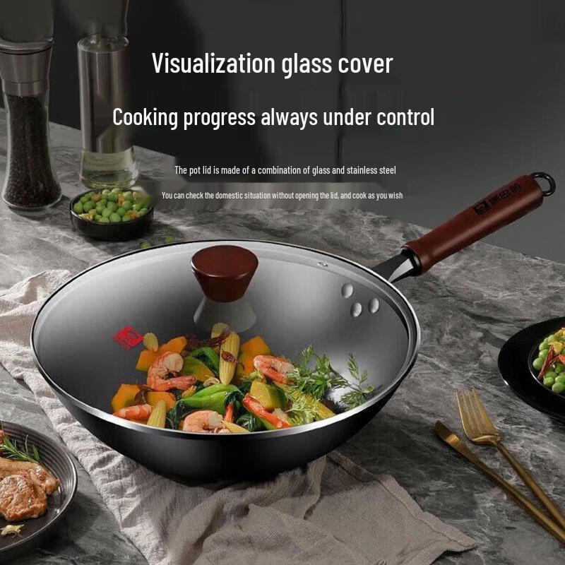 

Kangbach 32cm Lightweight Cast Iron Wok