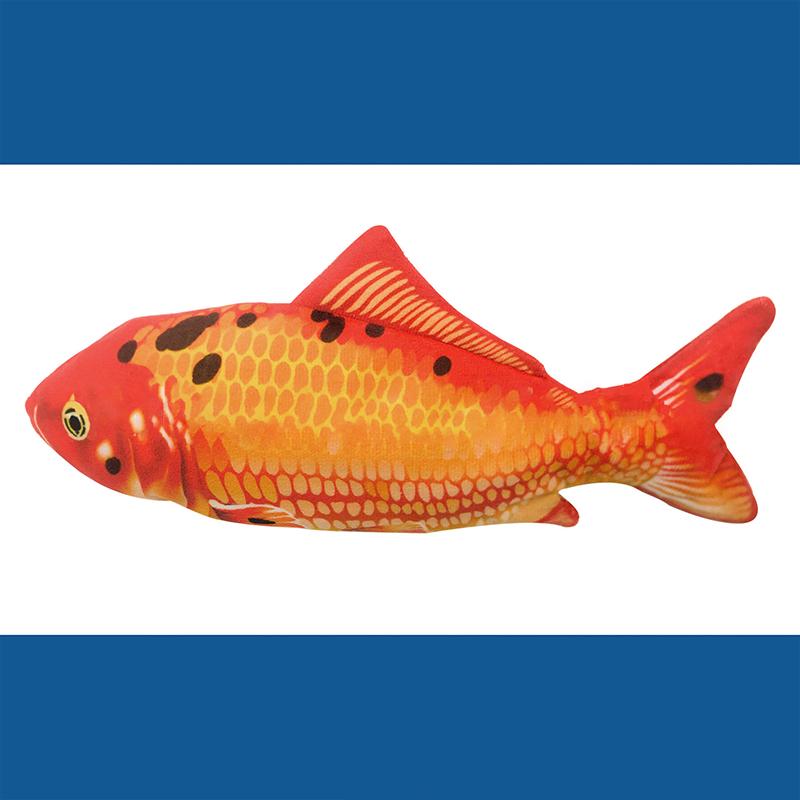 Electric Fish Dancing Moving Floppy Funny Cat Simulation Beating Usb Jumping Fish Pet Cat Toy Wagging Catnip Toy