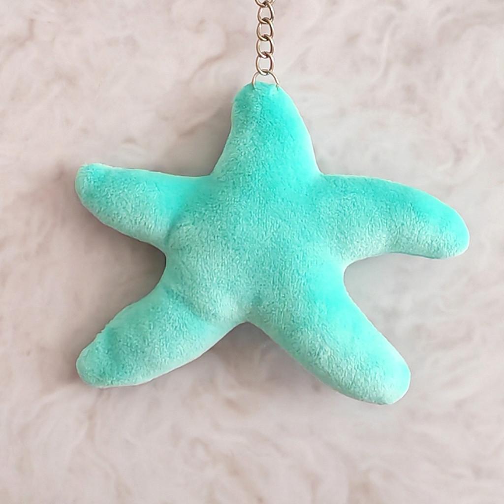 Plush Starfish Keychain Plush Toy Decorative Pendant For Kid And Teens