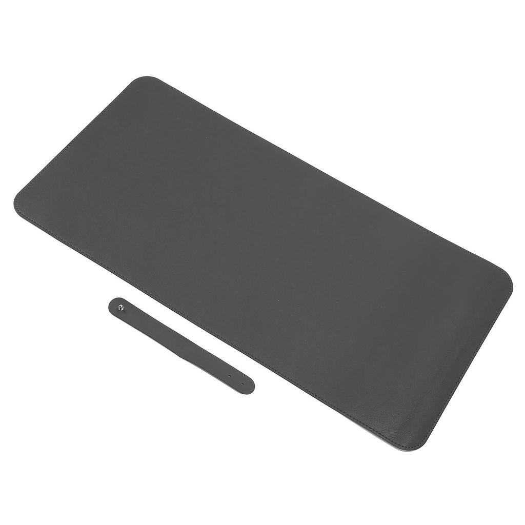 Covoraș de masă multifuncțional Plută moale Impermeabil Rezistent la ulei PU Birou de scris Pad pentru mouse(Negru )