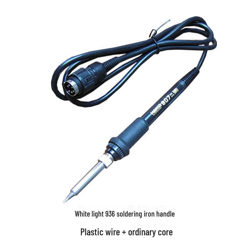 Noshida Hakko 936 Soldering Station with White Light 907 Silicone Wire Electric Soldering Iron Handle