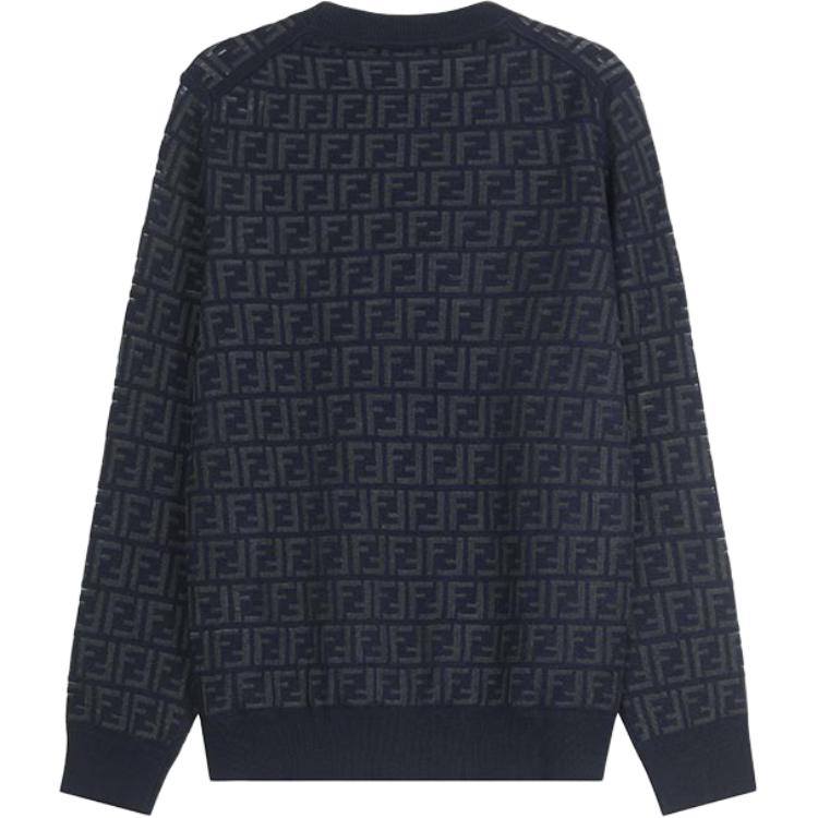 FENDI Allover Ff Jacquard Crewneck Jumper FZY063AAUQF03LQ