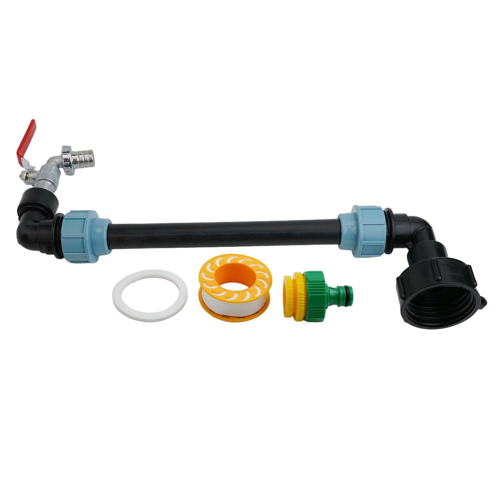 IBC Adapter Connection Kit 3/4 "Outlet Faucet For Tank Container Rainwater Tank IBC Ton Bucket Joint Elbow Pipe Fittings