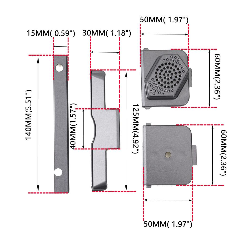 Cross-Border Model 3/Y Monitor Adjustable Center Console Rotating Navigation Bracket