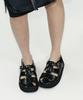 Khiho Rover Buckle Fisherman Sandals Black